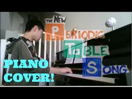 the periodic table song can can piano