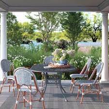 Get free shipping on qualified umbrella hole patio dining sets or buy online pick up in store today in the outdoors department. Farmhouse Rustic Umbrella Hole Outdoor Dining Tables Birch Lane