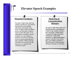 Elevator Pitch Examples For Business