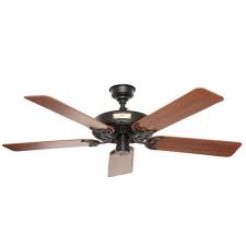 Get free shipping on qualified outdoor ceiling fans with lights or buy online pick up in store today in the lighting department. Hunter Original 52 In Indoor Outdoor Black Ceiling Fan 23838 The Home Depot