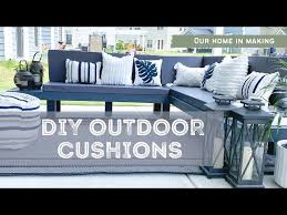 Diy Outdoor Cushion In Less Than An