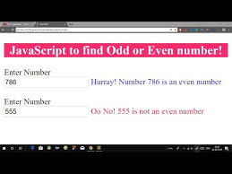 number is even or odd with source code