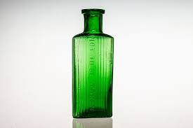 Old Glass Bottles Are Textured
