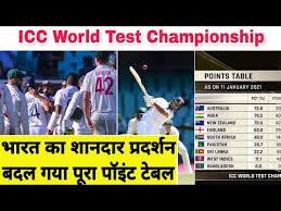 The inaugural icc world test championship kicked off on august 1, 2019 with england taking on australia in the first test of. Icc Announce Latest Points Table For Icc World Test Championship India Vs Australia 2021 Youtube