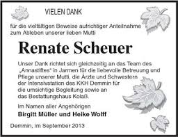 Renate Scheuer-Demmin, im Sept | Nordkurier Anzeigen