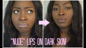 how to wear lipstick on dark skin