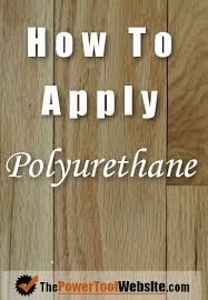 how to apply polyurethane 4 easy