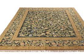 hand knotted tudor rug beige green