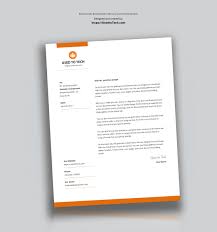 Modern Letterhead Template In Microsoft Word Free Used To Tech