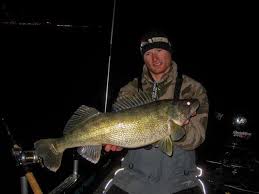 Fishing For Walleye At Night