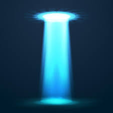 ufo light alien sky beams ufo