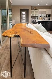 live edge sofa table porter barn wood