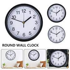 Modern Wall Clock 8 Inch Large Round