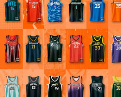 Image of WNBA jerseys