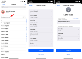 iOS 16 : Contacts fait la chasse aux doublons et ajoute des listes |  iGeneration