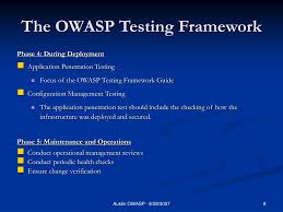 ppt the owasp testing framework
