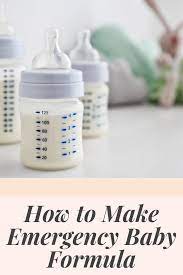 how to make homemade baby formula for