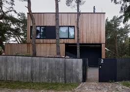 Timber Clad House With Textured