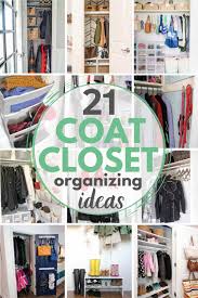 coat closet organizing ideas