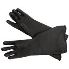 pair rubber gloves for blast cabinet