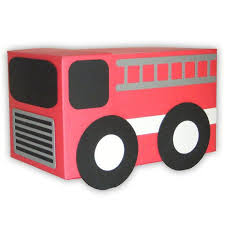 We looked at fire trucks, garbage trucks, and delivery trucks. Fire Truck Favor Box Truck Gifts Fire Truck Craft Truck Crafts