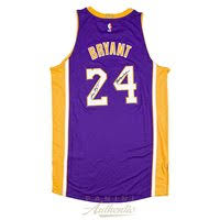 Last season, the lakers' traditional gold and purple uniforms were icon and statement, respectively, while the white uniforms which were previously worn only on sundays. Kobe Bryant Autographed Purple Authentic Lakers Jersey