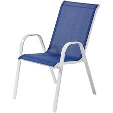 mainstays stack mesh chair blue