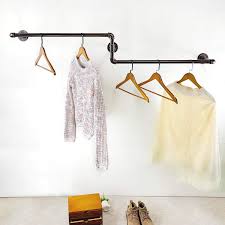 Check spelling or type a new query. Mbqq Industrial Pipe Clothing Rack Wall Mounted Vintage Laundry Room Rod Wall Clothes Rods Decor Hanging Rack Clothes Display Racks Garment Rack Bar Retro Red 3 Base 59 Buy Online In Bahamas At Bahamas Desertcart Com Productid 181923751