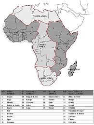 map of africa showing the major ethnic