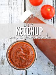 homemade ketchup recipe using fresh