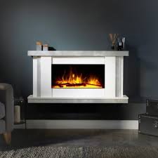 Flametek Juno Electric Fireplace Suite