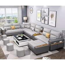 Buy Modern Couch U Shaped Faux Leather