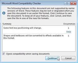 Microsoft Word Compatibility Checker Technastic