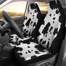 Cow Farmer Car Seat Covers Set Of 2