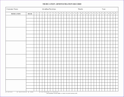 Medication Administration Record Template Word Ajepi