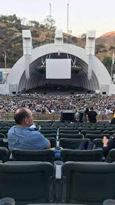 hollywood bowl section h row 15 seat