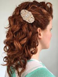 20 stunning updos for short hair the trend spotter. Half Up Curly Hair Wedding Hairstyles Novocom Top