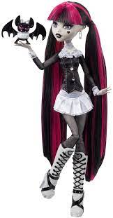 Amazon.com: Monster High Doll, Draculaura in Black and White, Reel Drama  Collector Doll, Life-Size Posters, Horror Flick Theme, Toys and Gifts :  Toys & Games