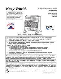 Kozy World Gwd308 User Manual Manualzz