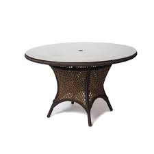 42 Round Table W Glass Top Plants