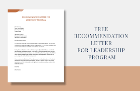 recommendation letter template in word