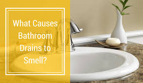 what causes bathroom drains to smell