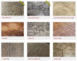 Stamped Concrete Patterns Stamp Examples