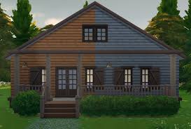 Mod The Sims Log Cabin Siding Set 6