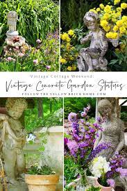vine concrete garden statues