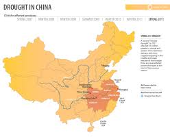 Infographic Interactive Timeline Mapping Chinas Drought
