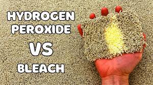 does hydrogen peroxide bleach carpet