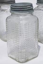Glass Canning Jars Vintage Mason Jars