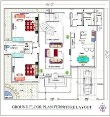These home layouts typically include fewer walls, more open space, and wider hallways to grant freedom and mobility throughout the space for those that require the use of a wheelchair. House Design Floor Plan House Map Home Plan Front Elevation Interior Design