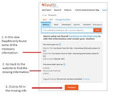 Sign up for an Easybib account   ppt download research   kvcc   WordPress com Email citations to yourself using EasyBib
